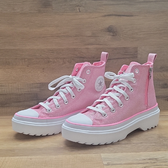Converse Shoes - Converse Pink Chuck Taylor High-Tops